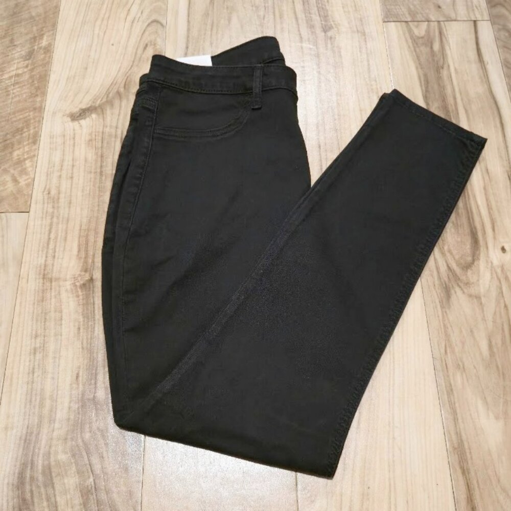 NEW Riders by Lee Black Mid Rise Skinny Jegging Pants Size M Womens